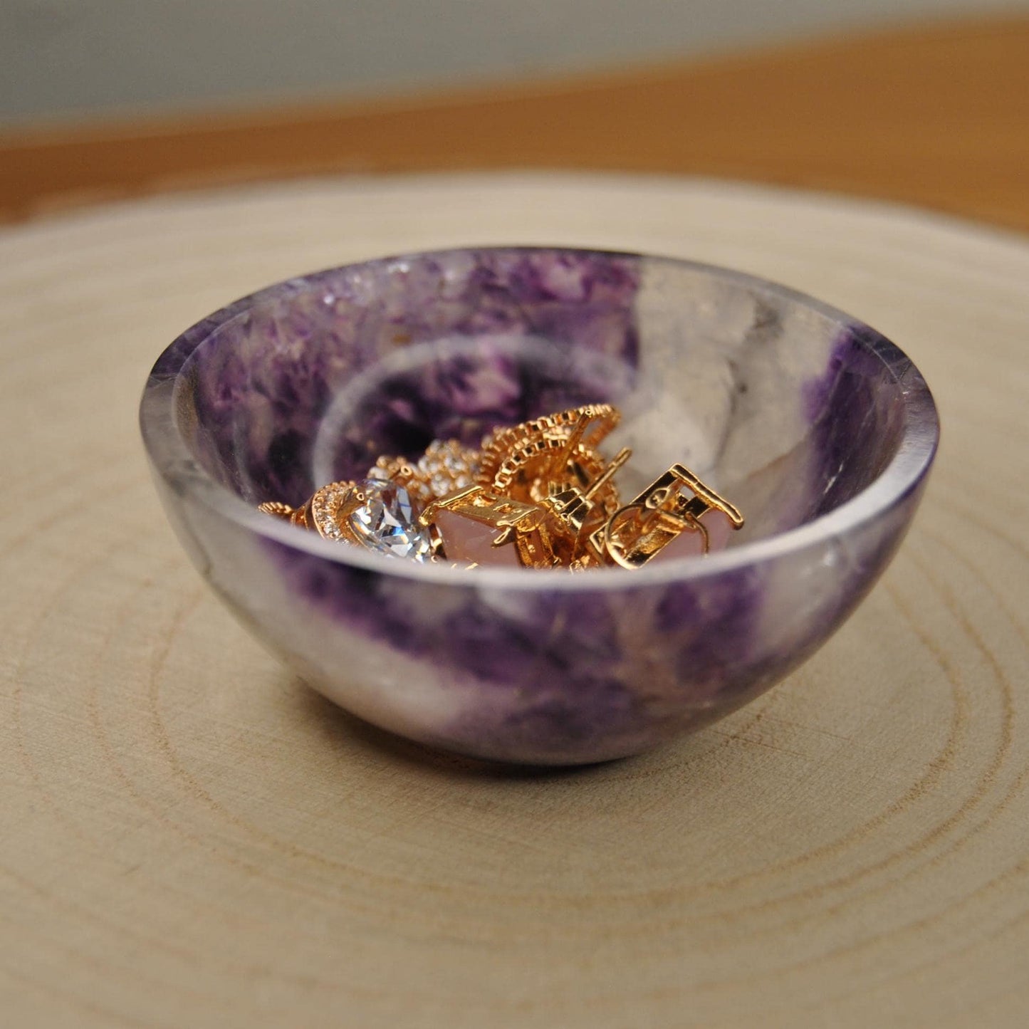 Amethyst Bowl Jewellery Holder