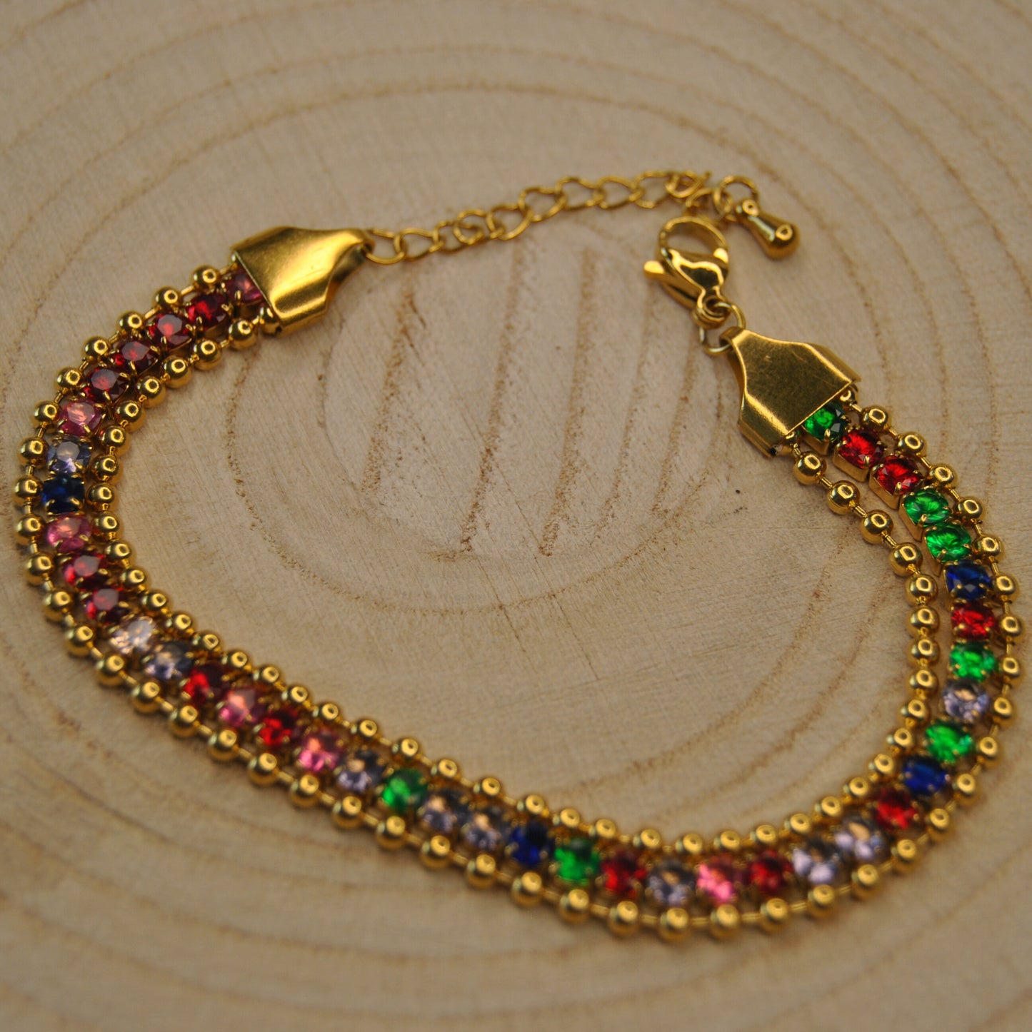 Crystal Rhinestone Chain Bracelet For Women