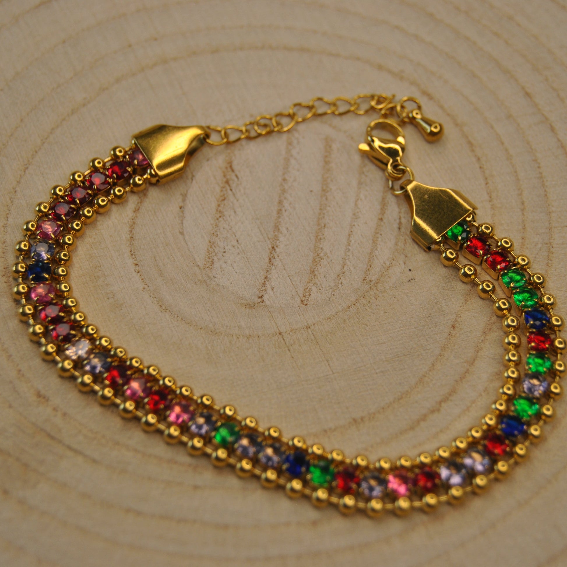 Crystal Rhinestone Chain Bracelet For Women