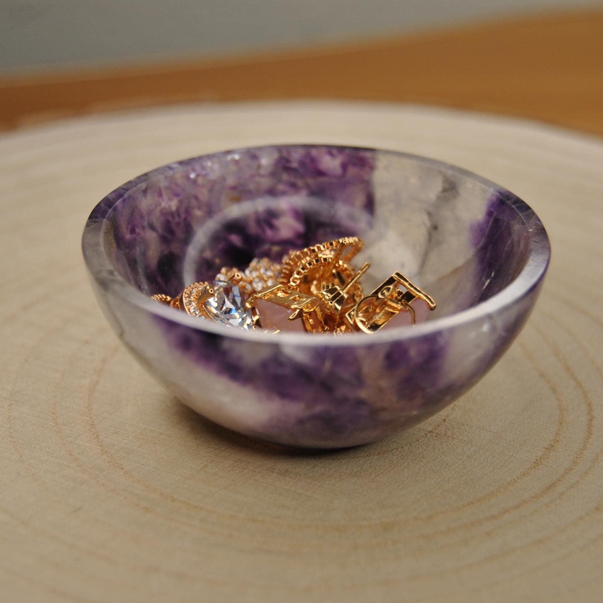 Amethyst Bowl Jewellery Holder