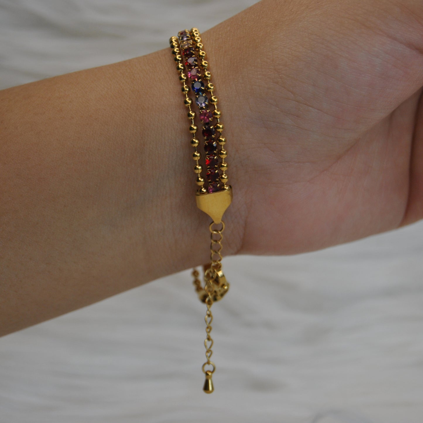 Crystal Rhinestone Chain Bracelet For Women